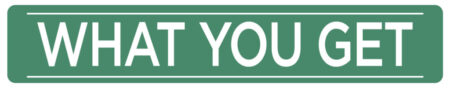 what you get street sign