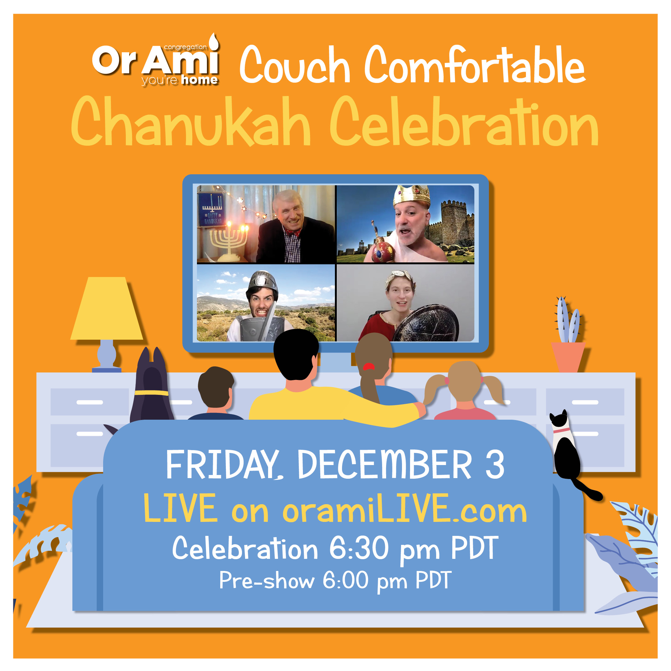 Couch Comfortable Chanukah 2021