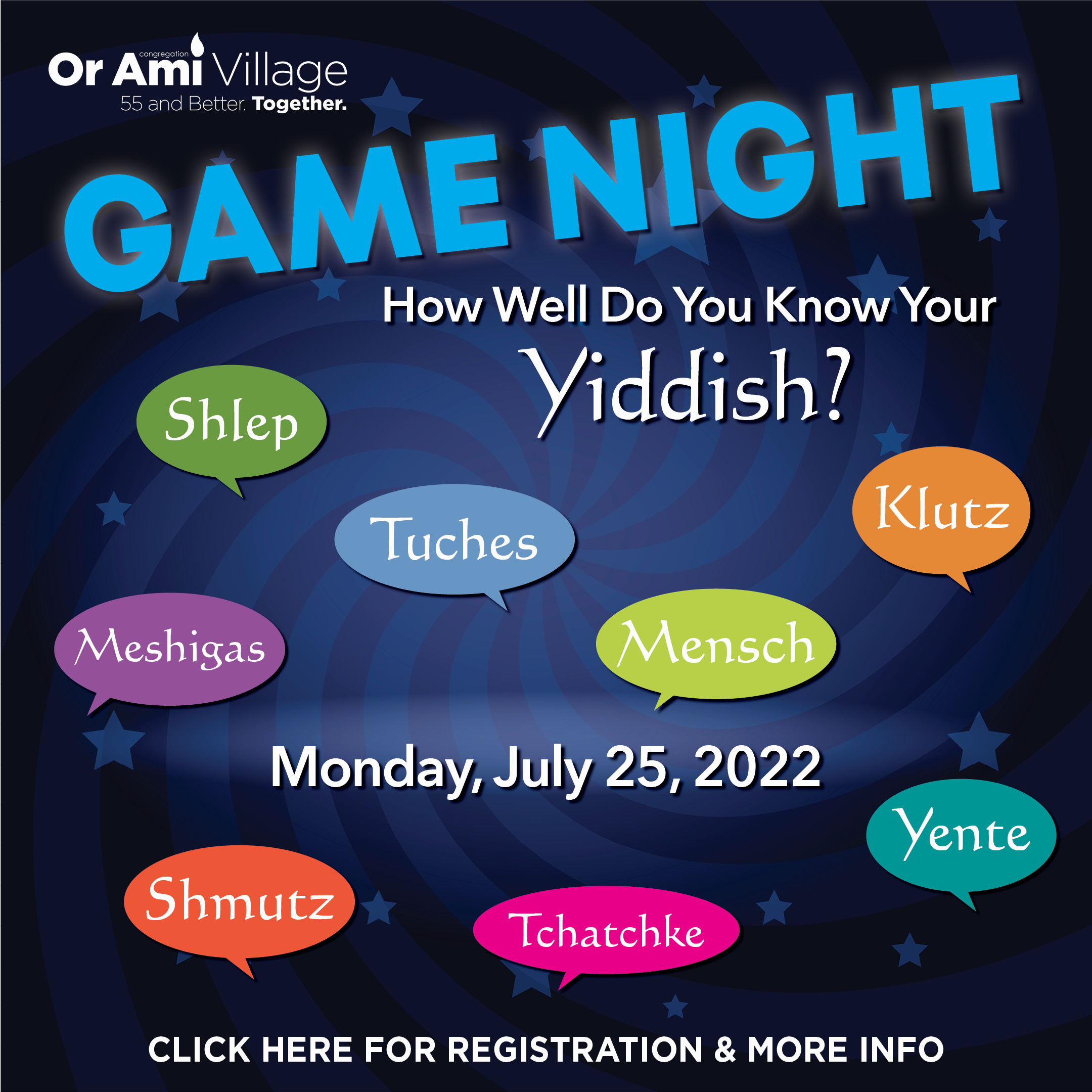 Or Ami Game Night July 25 CLICK