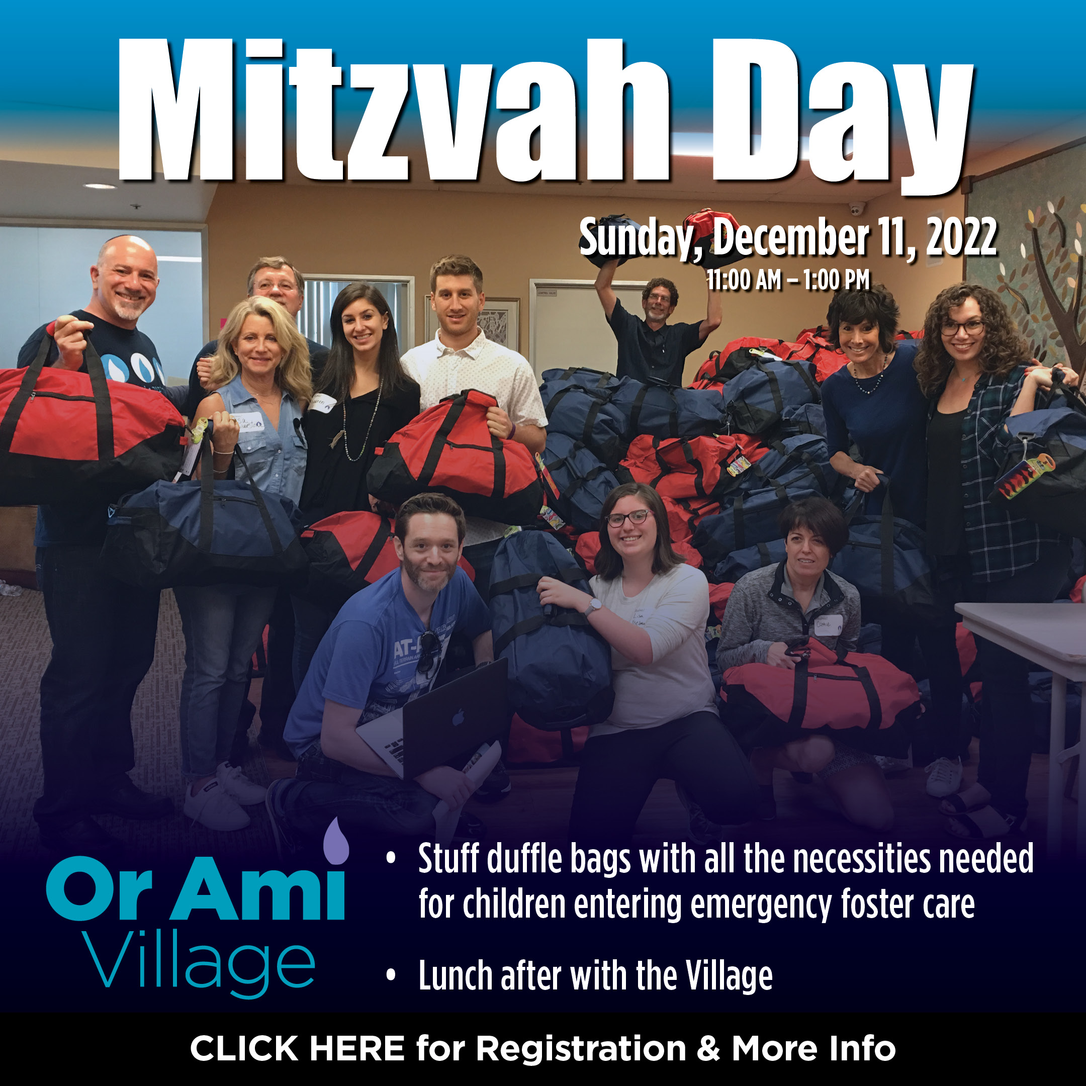 Or Ami Village Mitzvah Day Graphic CLICK
