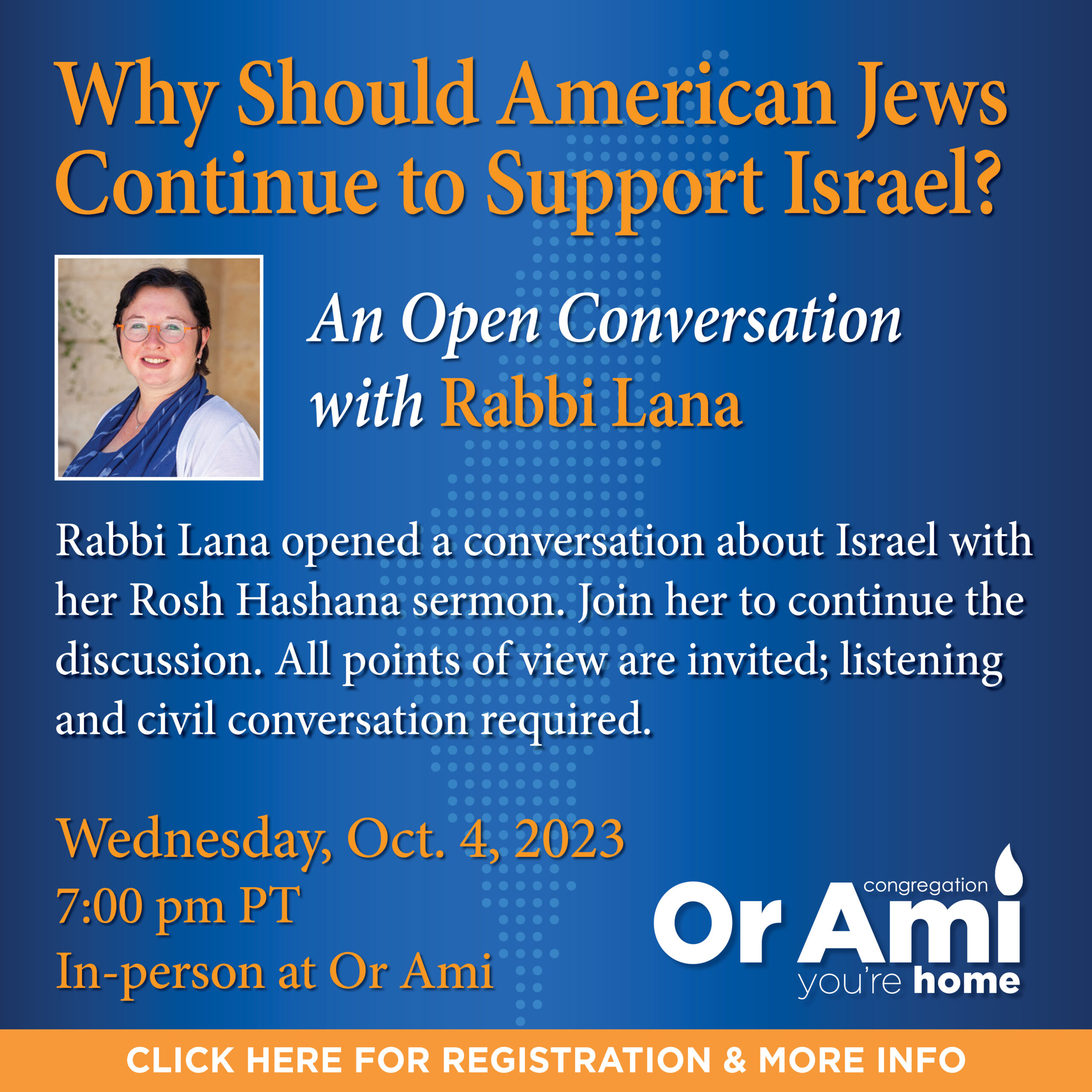 *Or Ami Why Should American Jews Continue to Support Israel CLICK