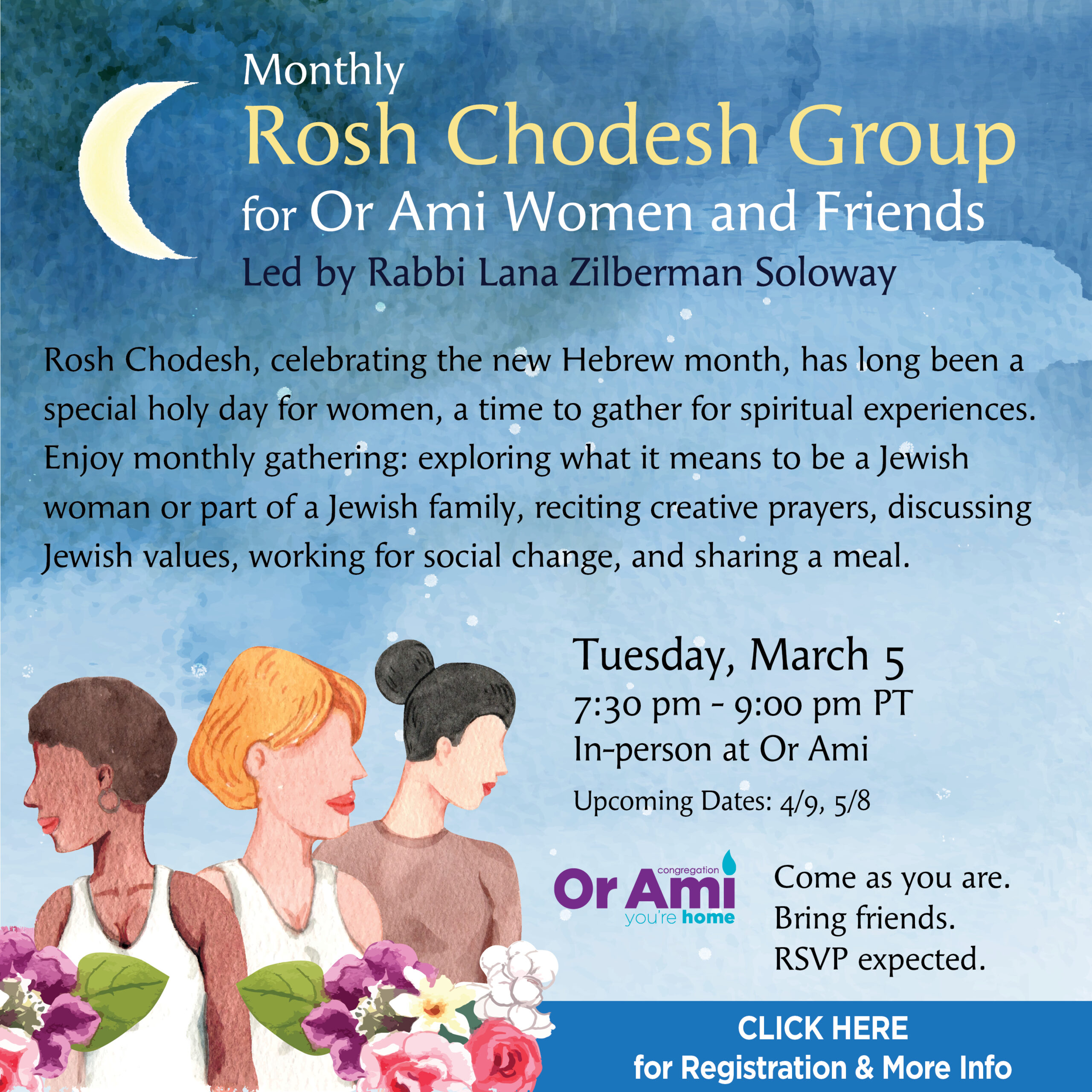*Or Ami Rosh Chodesh Group - Mar 5 CLICK