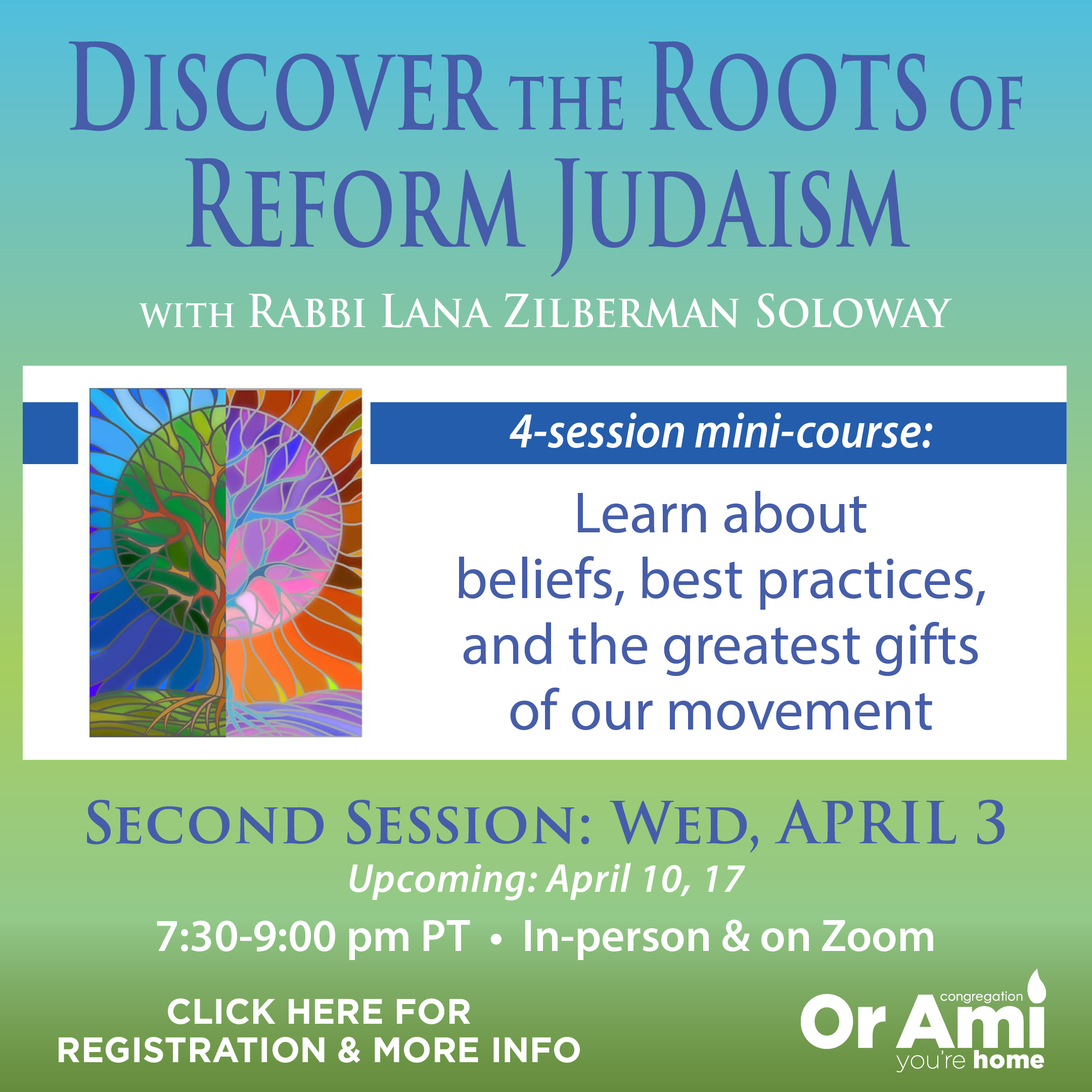 *COA - Discover the Roots of Reform Judiasm 4:3 CLICK