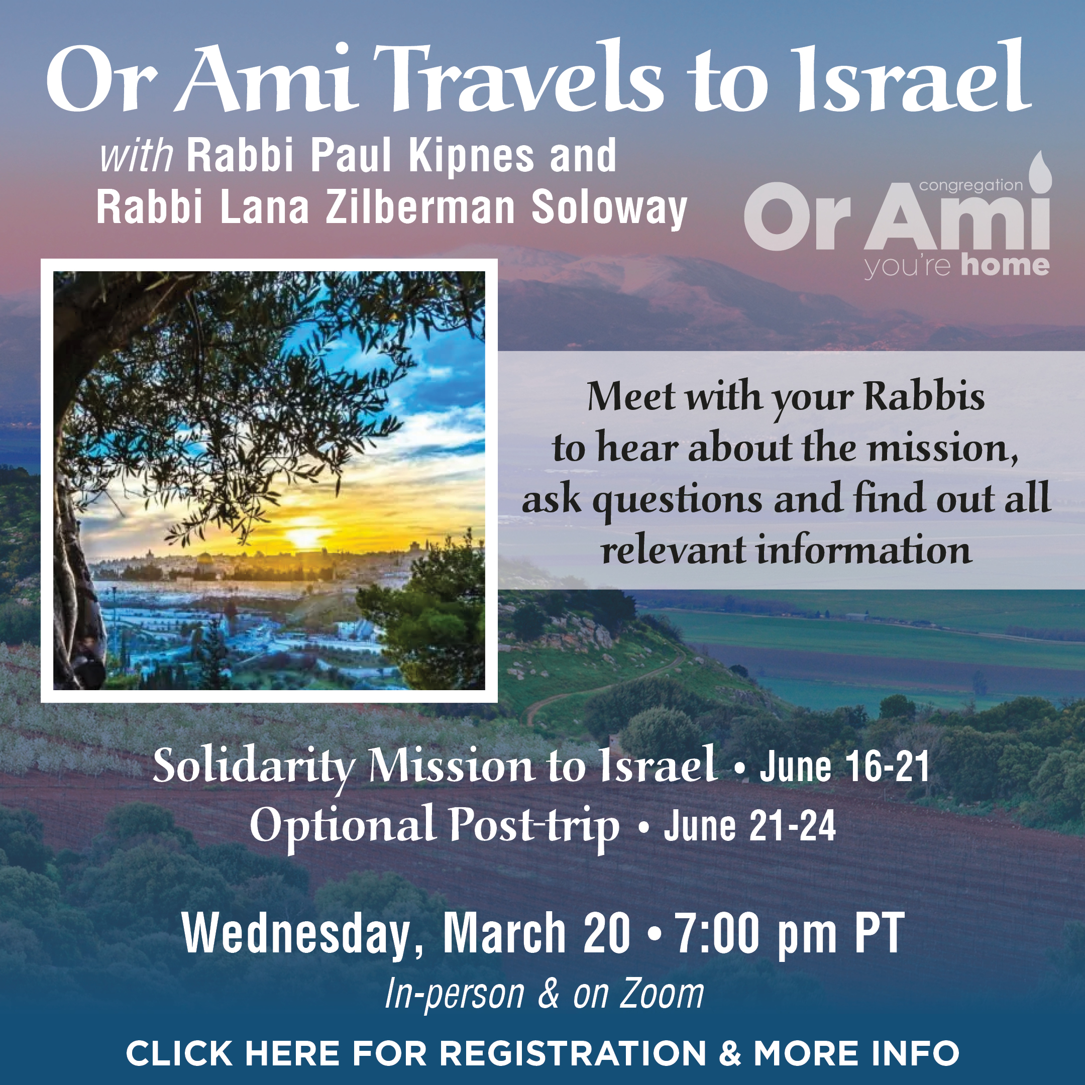 *Or Ami Travels to Israel CLICK