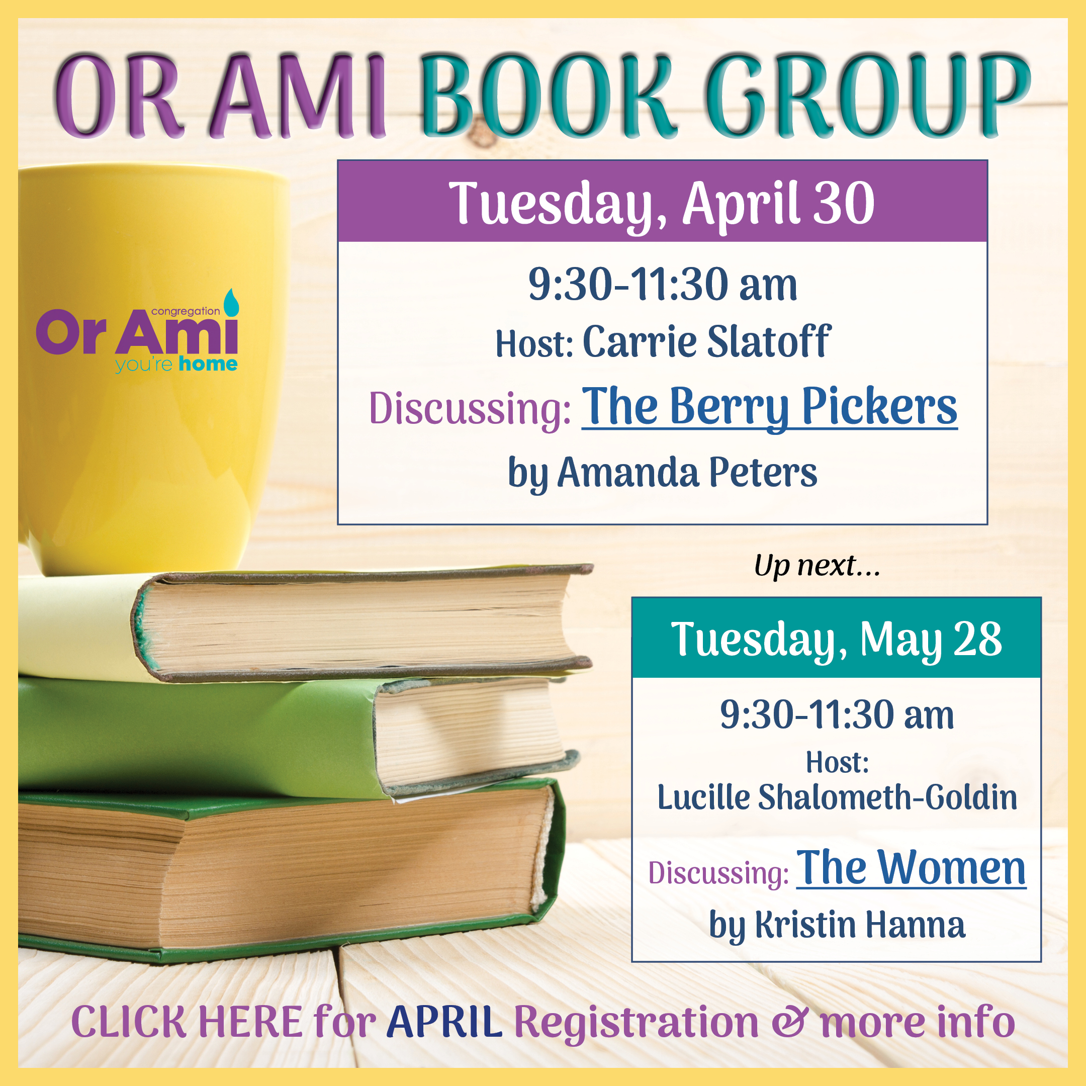 *Or Ami Book Group April May 2024 CLICK