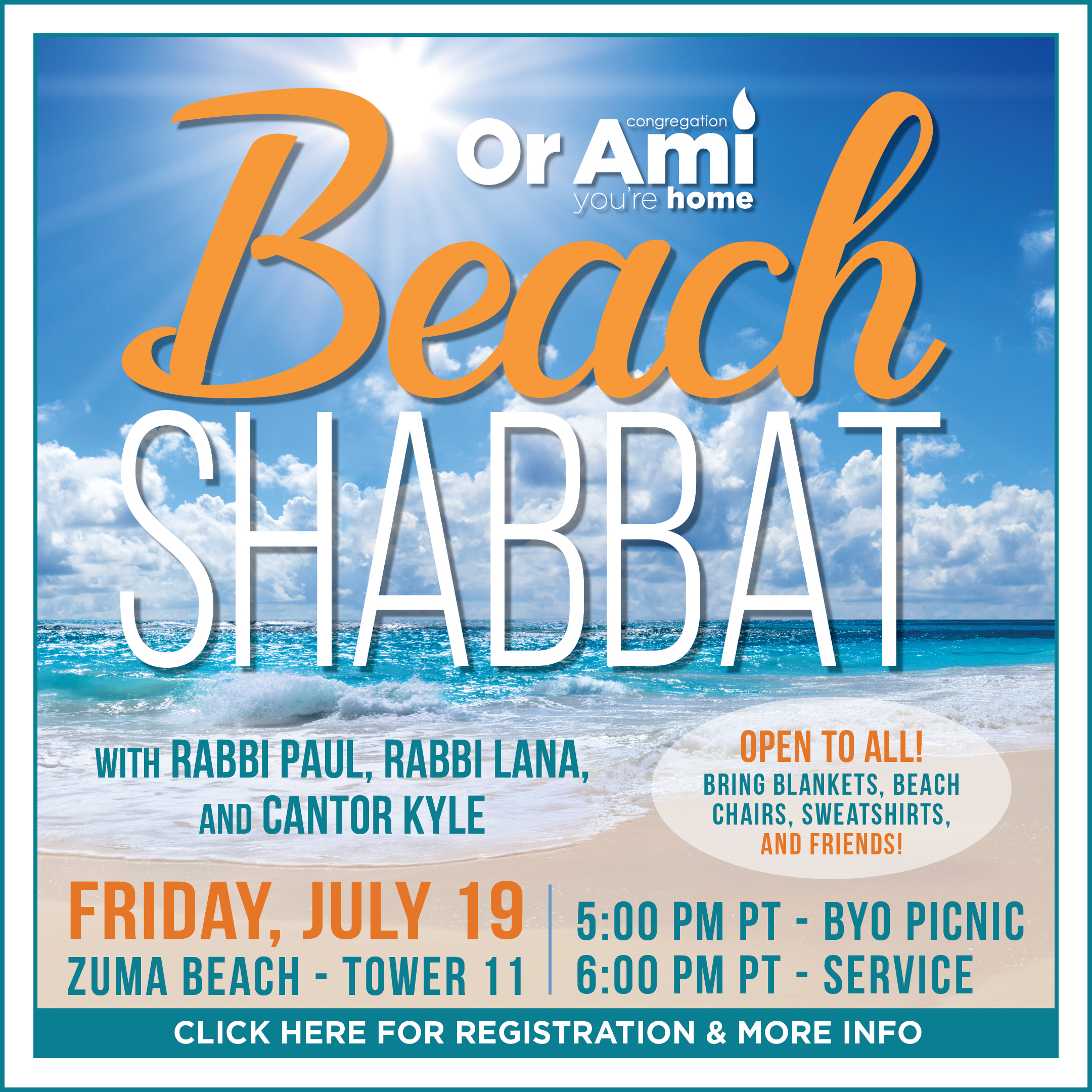*Or Ami Beach Shabbat July 2024 CLICK