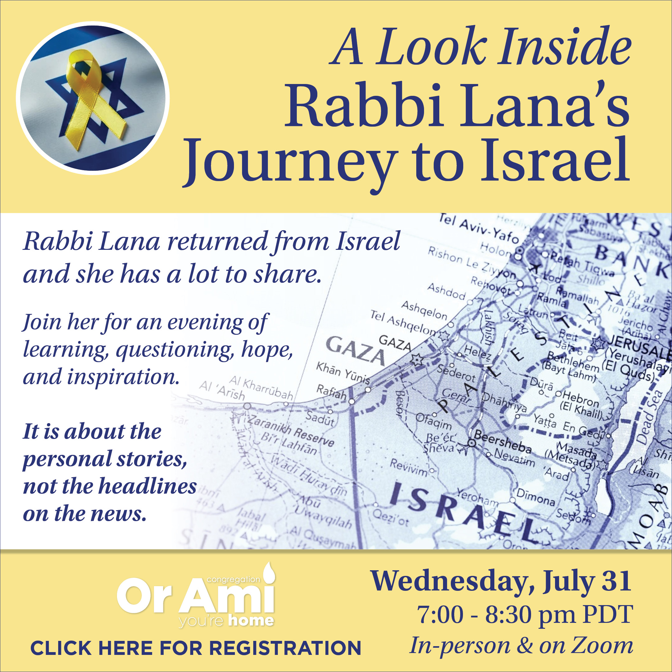 A look inside Rabbi Lanas Journey to Israel CLICK