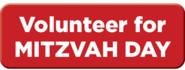 1 Or Ami Mitzvah Day Volunteer Button