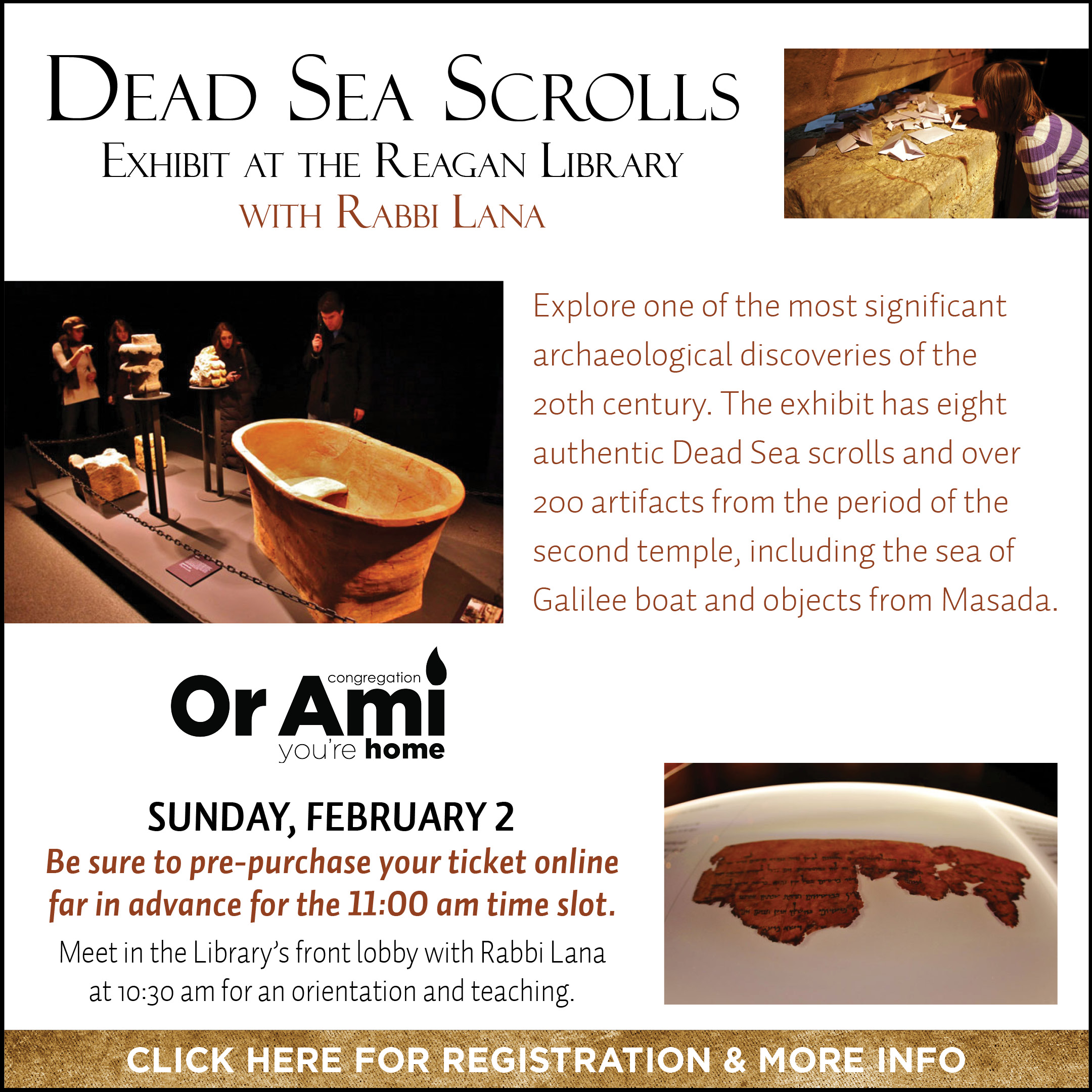 *2 Or Ami Dead Sea Scrolls Exhibit CLICK