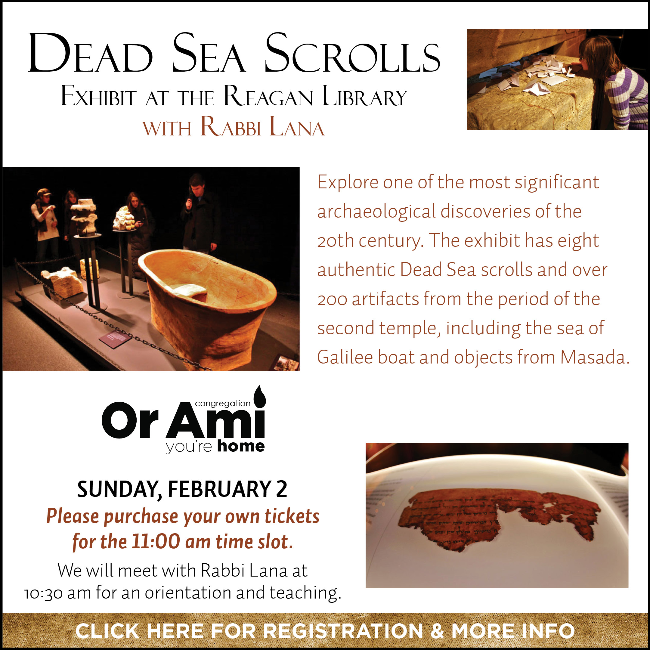 *Or Ami Dead Sea Scrolls Exhibit CLICK