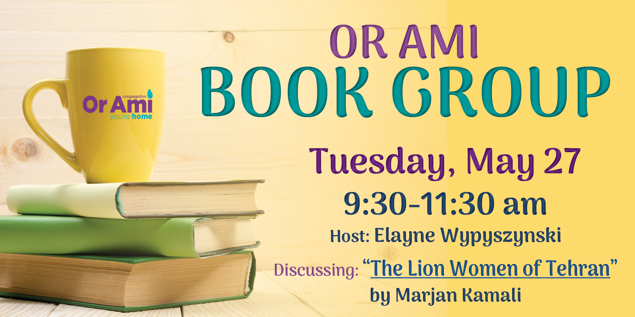 *Or Ami Book Group May 27