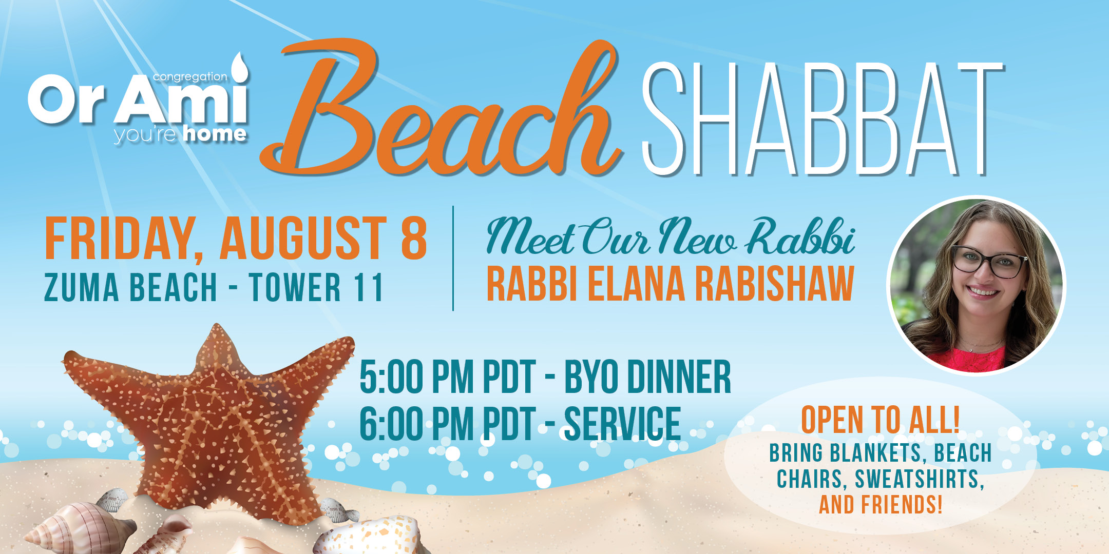 *2 Or Ami Beach Shabbat August 8 2025