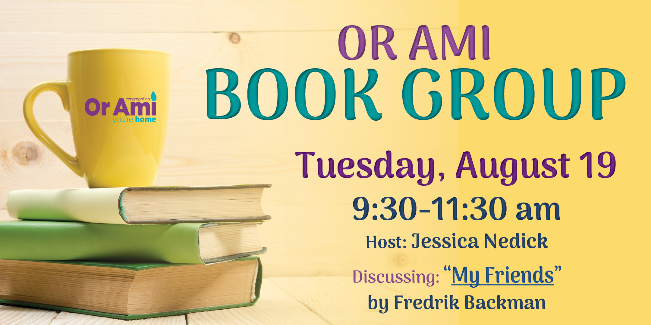 *Or Ami Book Group Aug 19
