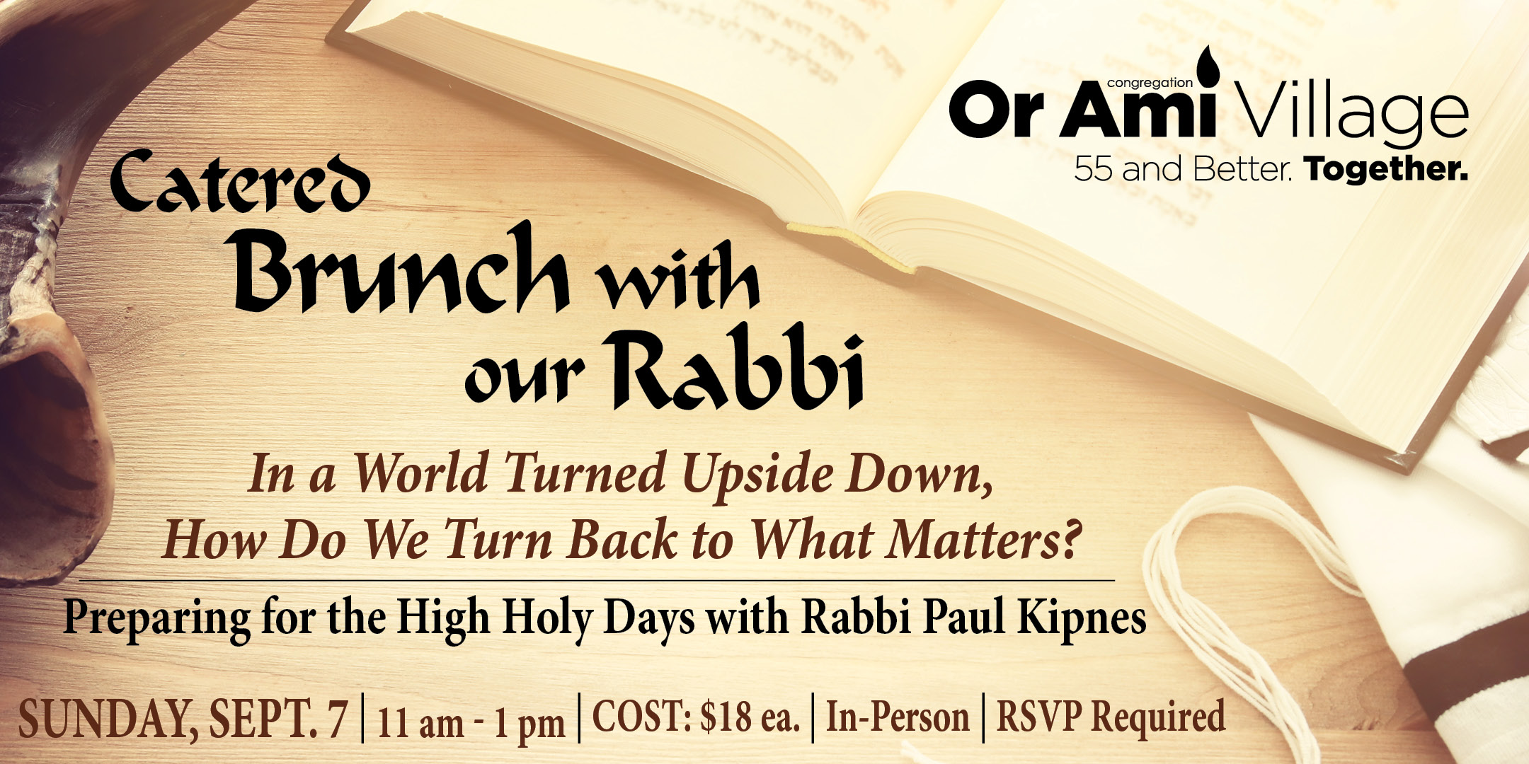 *Or Ami Village - Catered Brunch with RPK
