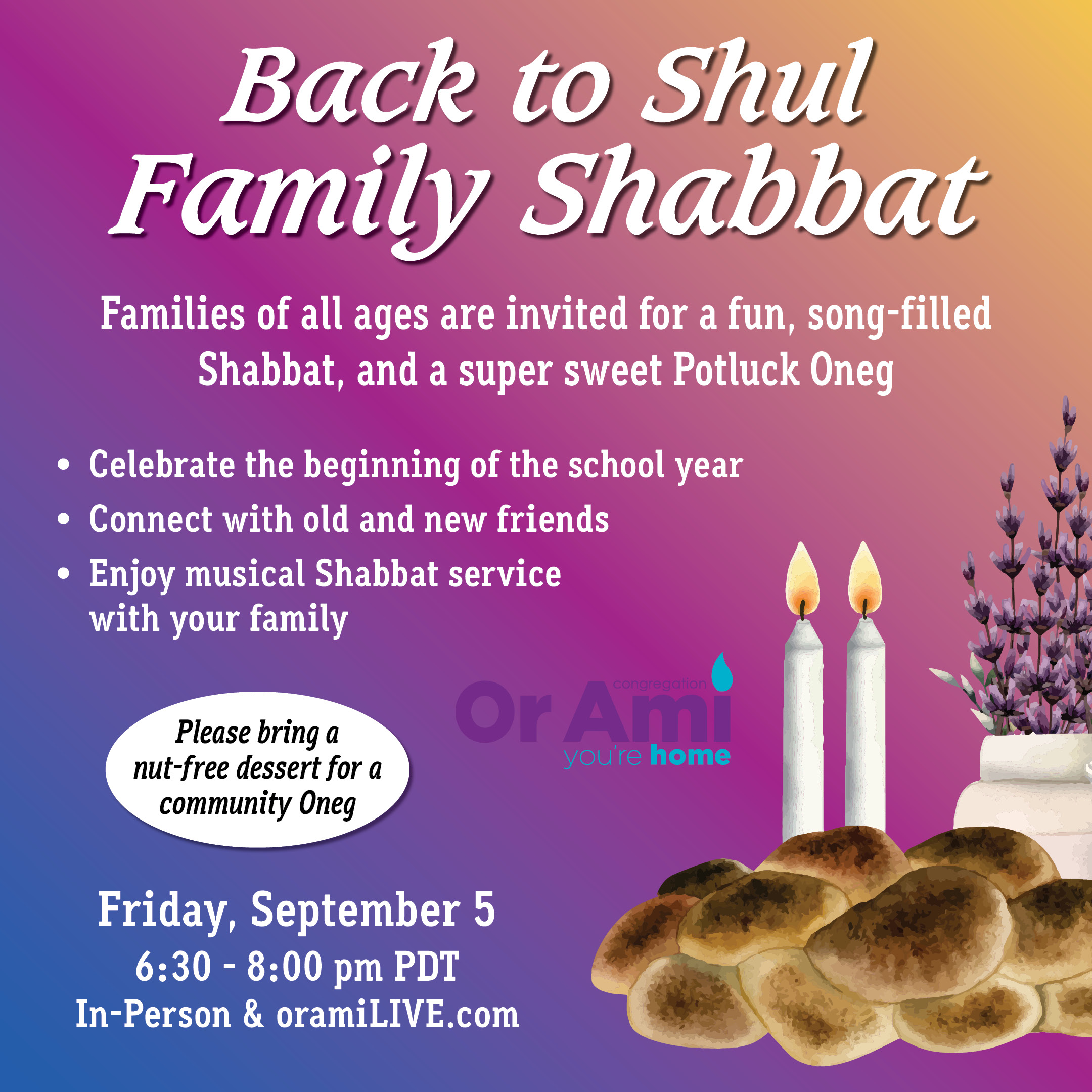 *1 Or Ami Family Shabbat Back to Shul 2025