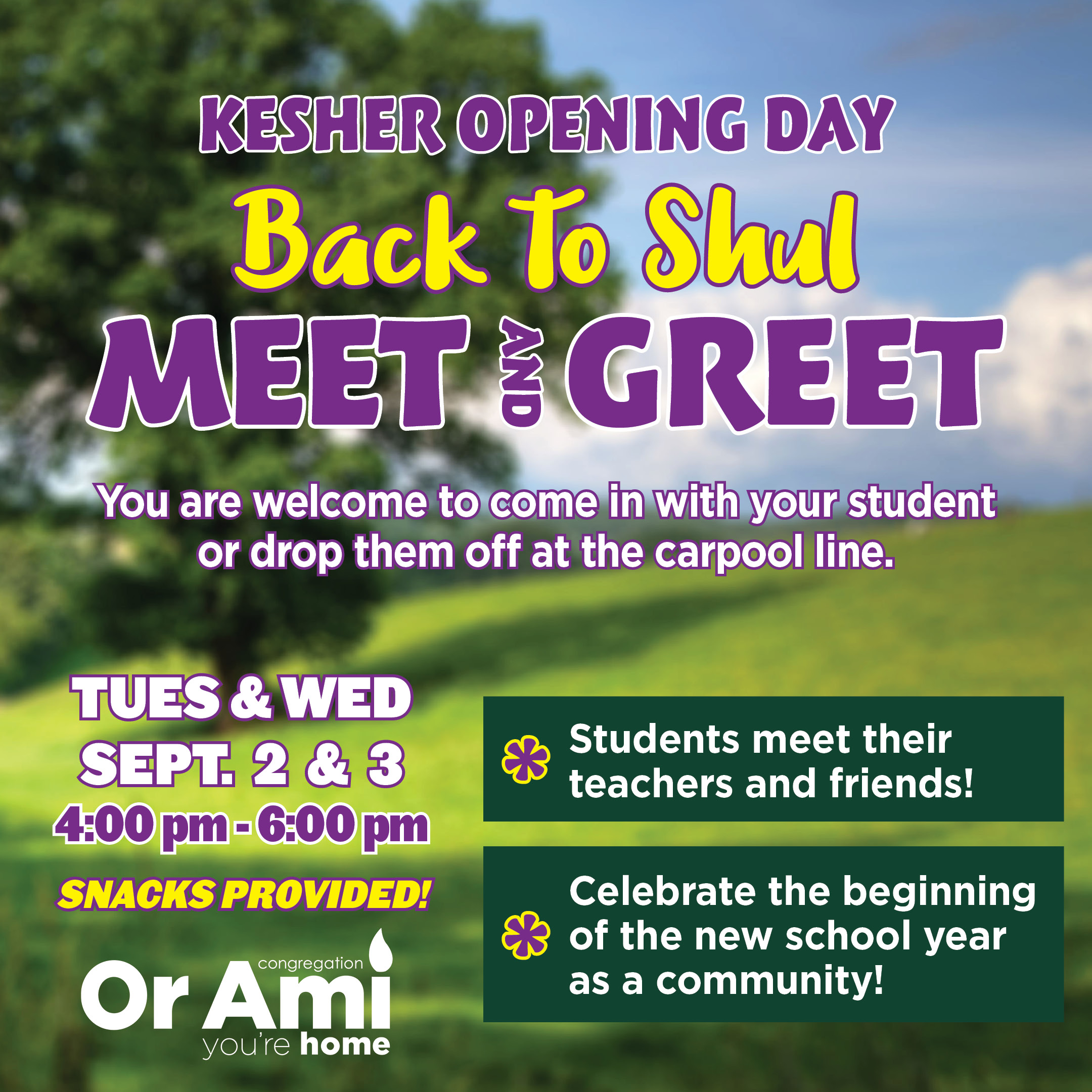 *2Or Ami Back to Shul Kesher 25