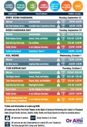 *Or Ami HHD Schedule 2025