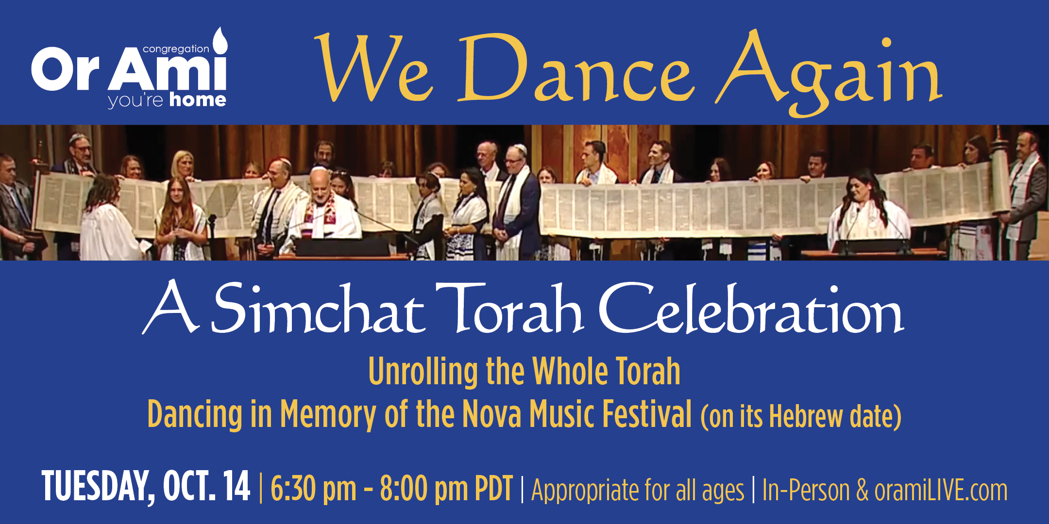 COA - We Dance Again A Simchat Torah Celebration COA - We Dance Again A Simchat Torah Celebration