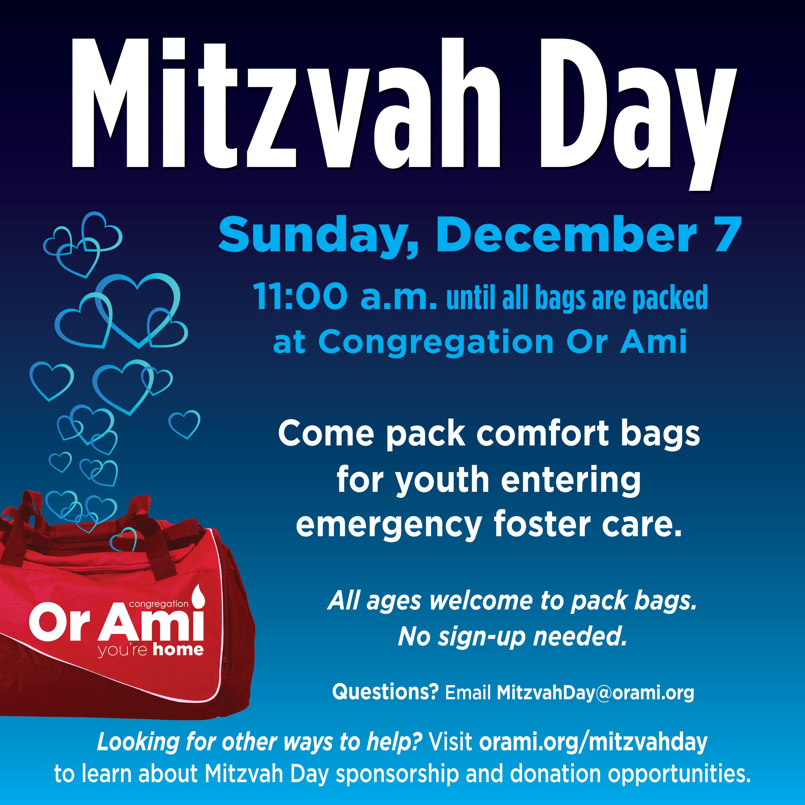 *Or Ami Mitzvah Day For IG 2025