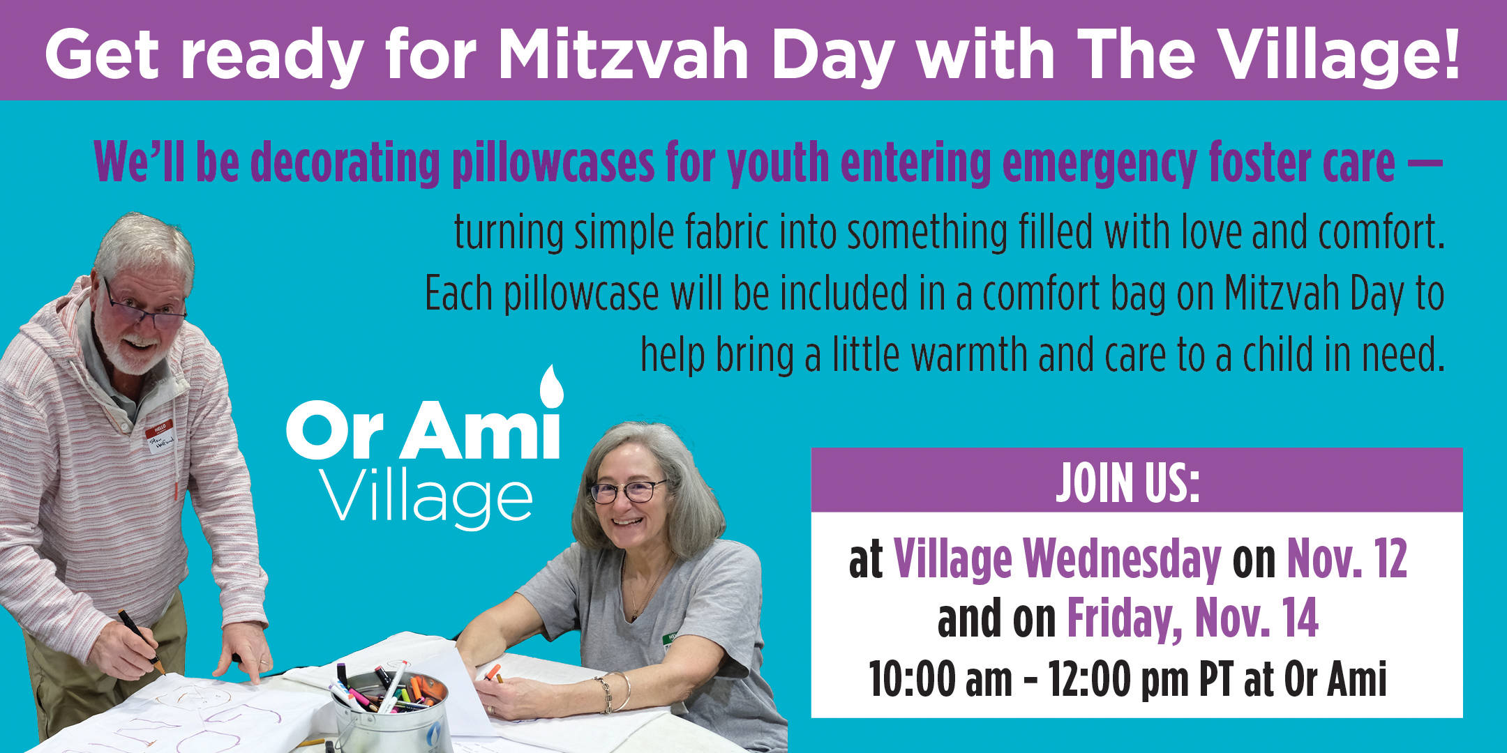 2 Village - Decorating Pillow Cases Nov 12 SC